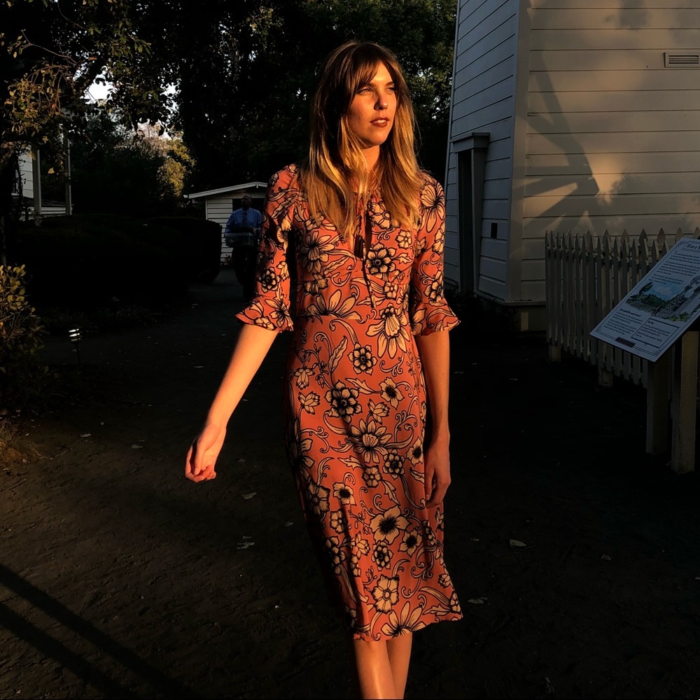 For Love and Lemons Midi Dress